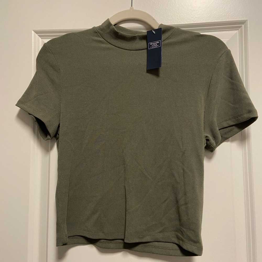 Abercrombie Mockneck Short Sleeve Shift